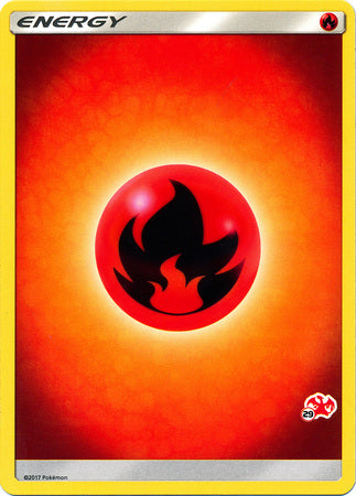 Fire Energy (Charizard Stamp #29) [Battle Academy 2020]