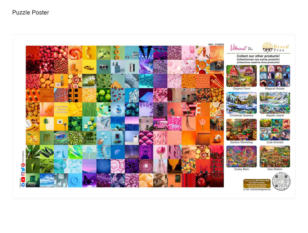 Vibrant Tiles Jigsaw Puzzles 1000 Piece