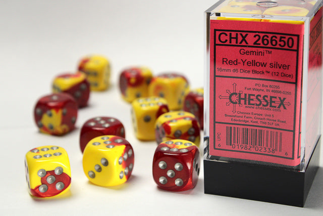 Gemini 16mm d6 Dice Block (12 Dice)