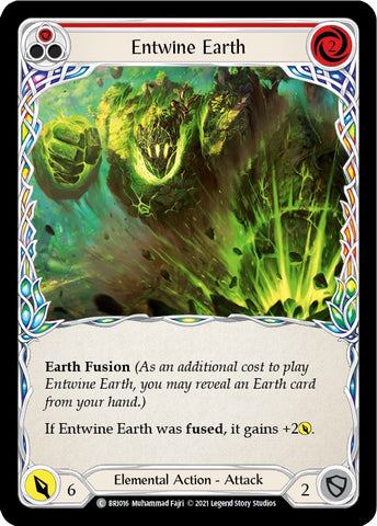 Entwine Earth (Red) [BRI016] (Tales of Aria Briar Blitz Deck)  1st Edition Normal