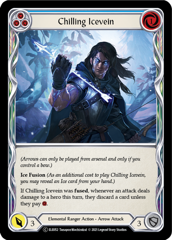 Chilling Icevein (Blue) [U-ELE052] (Tales of Aria Unlimited)  Unlimited Rainbow Foil
