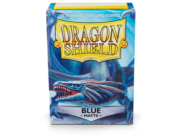 Dragon Shields: (100) Matte Blue