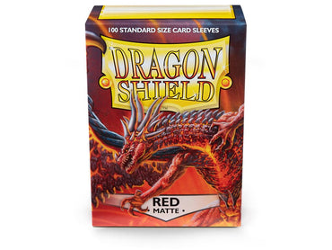 Dragon Shields: (100) Matte Red