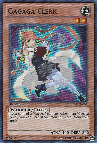 yugioh gagaga cards Gagaga Clerk [CBLZ-EN008] Super Rare