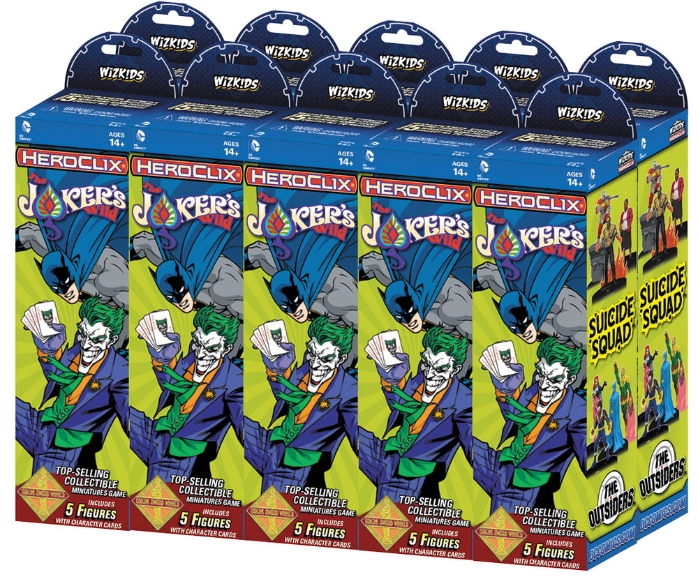 DC HeroClix: The Joker`s Wild! Booster Brick (10)