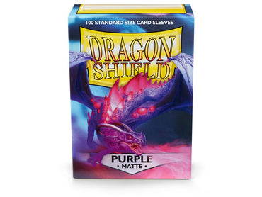 Dragon Shields: (100) Matte Purple