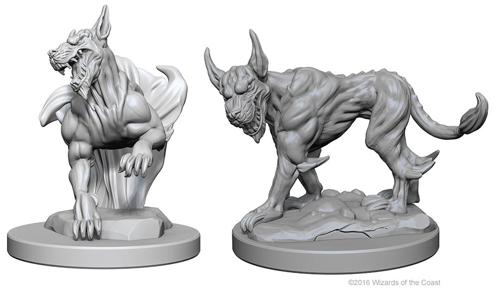 Dungeons & Dragons Nolzur`s Marvelous Unpainted Miniatures: W01 Blink Dogs