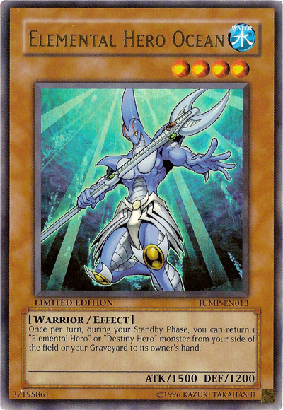 yugioh gx elemental hero cards Elemental Hero Ocean [JUMP-EN013] Ultra Rare