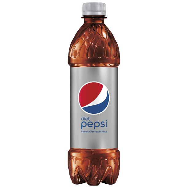 Diet Pepsi Cola Soda 16.9 oz Bottle