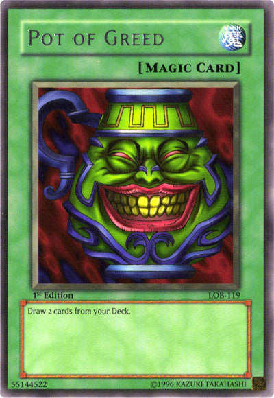 pot yugioh cards Pot of The Forbidden [DOCS-EN040] Short Print – TokenMTG main image 1