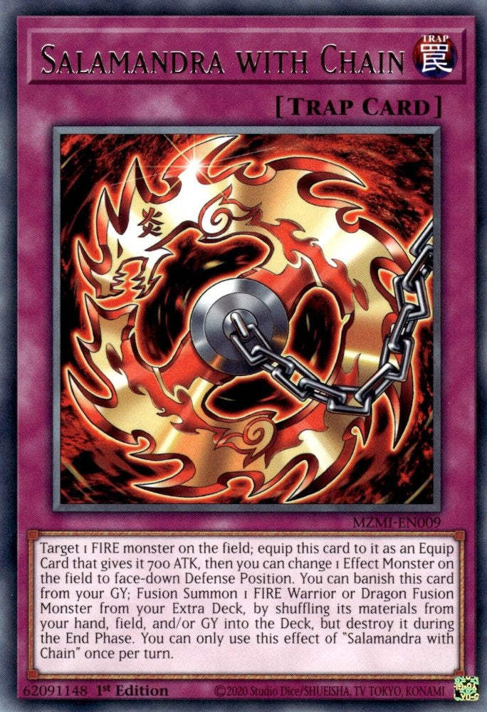 yugioh random card generator Salamandra with Chain [MZMI-EN009] Rare