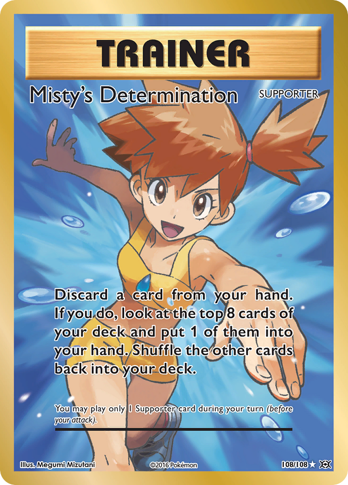 Misty's Determination (108/108) [XY: Evolutions]