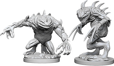 Dungeons & Dragons Nolzur`s Marvelous Unpainted Miniatures: W05 Grey Slaad & Death Slaad