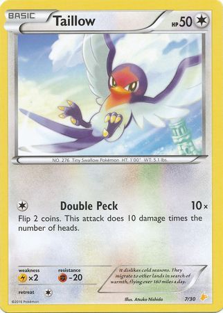 Taillow (7/30) [XY: Trainer Kit 3 - Pikachu Libre]