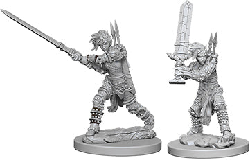 Pathfinder Deep Cuts Unpainted Miniatures: W06 Human Female Barbarian