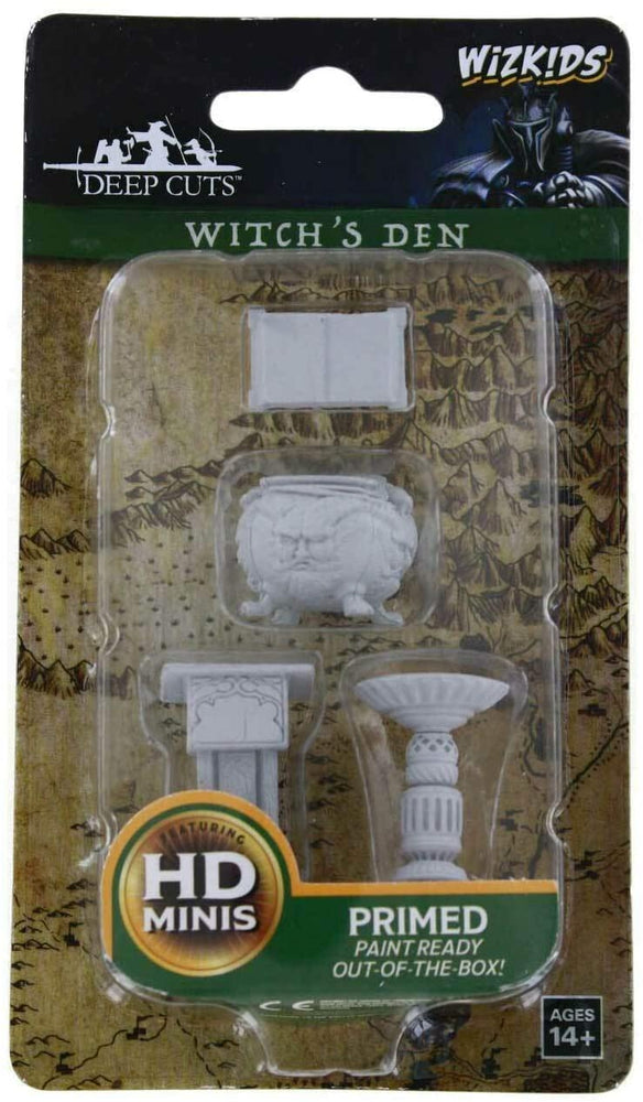 WizKids Deep Cuts Unpainted Miniatures: Witches Den