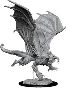 Dungeons & Dragons Nolzur`s Marvelous Unpainted Miniatures: W08 Young Black Dragon