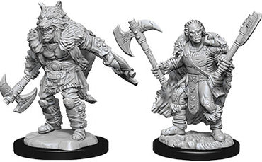 Dungeons & Dragons Nolzur`s Marvelous Unpainted Miniatures: W09 Male Half-Orc Barbarian