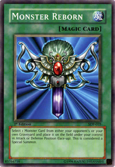 yugioh monster reborn card Monster Reborn [SDP-035] Common