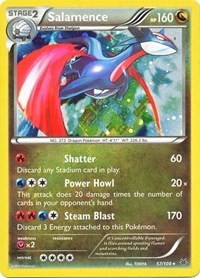 Salamence (57/108) (Cosmos Holo) (Blister Exclusive) [XY: Roaring Skies]