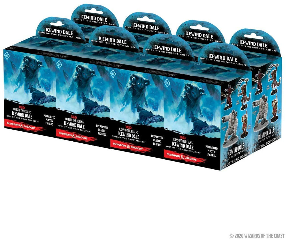 Dungeons & Dragons: Icons of the Realms Set 17 Icewind Dale Rime of the Frostmaiden Booster Brick (8)