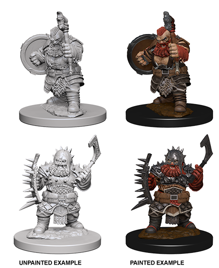 Pathfinder Battles Unpainted Minis - Dwarf Male Barbarian