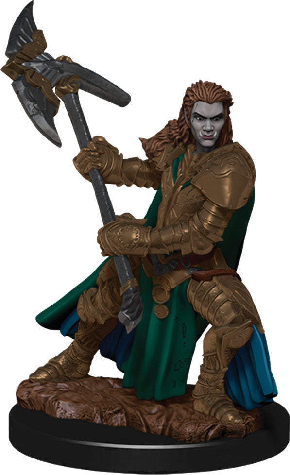 Dungeons & Dragons Fantasy Miniatures: Icons of the Realms Premium Figures W04 Half-Orc Fighter Female