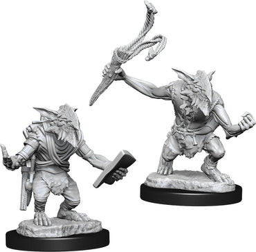 Magic the Gathering Unpainted Miniatures: W01 Goblin Guide & Goblin Bushwhacker