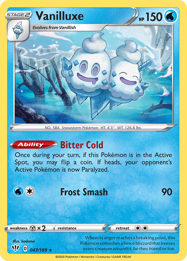 pokemon darkness ablaze card values - Sword & Shield - - Rhyperior-V this attack does 120 more damage. Vanilluxe (047/189) [Sword & Shield: