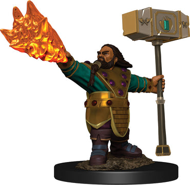 Dungeons & Dragons Fantasy Miniatures: Icons of the Realms Premium Figures W06 Dwarf Cleric Male