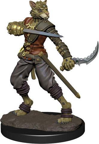 Dungeons & Dragons Fantasy Miniatures: Icons of the Realms Premium Figures W06 Tabaxi Rogue Male