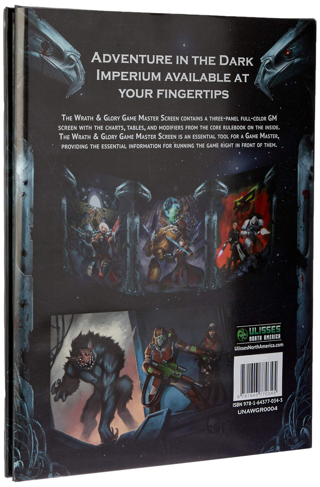 Warhammer 4K Roleplay Wrath & Glory GM Screen