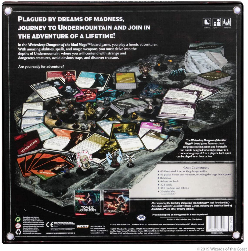 Dungeons & Dragons: Dungeon of the Mad Mage Board Game Premium