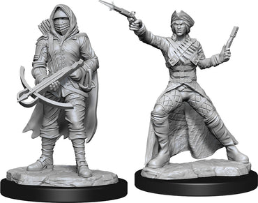 WizKids Deep Cuts Unpainted Miniatures: W15 Bounty Hunter & Outlaw