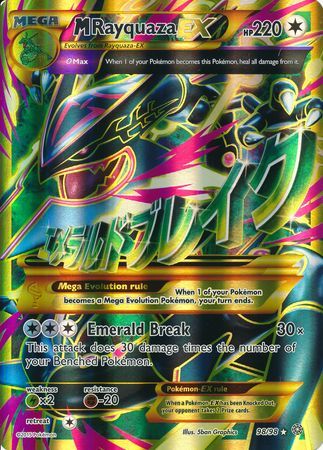 pokemon card rayquaza ex M Rayquaza Gx Gmax Vmax Gigantamax Ex Pokemon Card