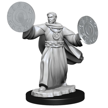 Critical Role Unpainted Miniatures: W01 Human Graviturgy and Chronurgy Wizards Female
