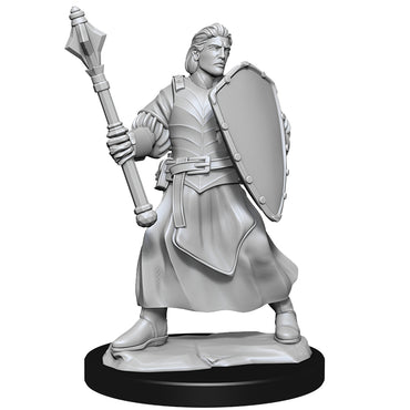 Critical Role Unpainted Miniatures: W01 Human Clovis Concord Cleric Male