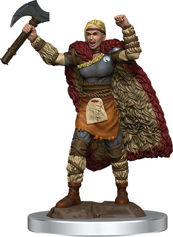 Dungeons & Dragons Fantasy Miniatures: Icons of the Realms Premium Figures W07 Female Human Barbarian