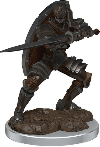 Dungeons & Dragons Fantasy Miniatures: Icons of the Realms Premium Figures W07 Male Warforged Fighter