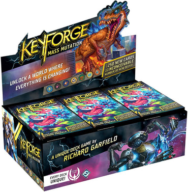 Keyforge: Mass Mutation Booster Display