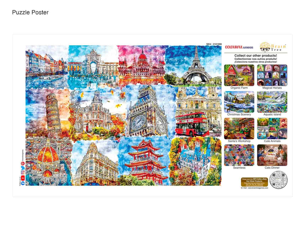 Colorful Wonders Jigsaw Puzzles 1000 Pieces