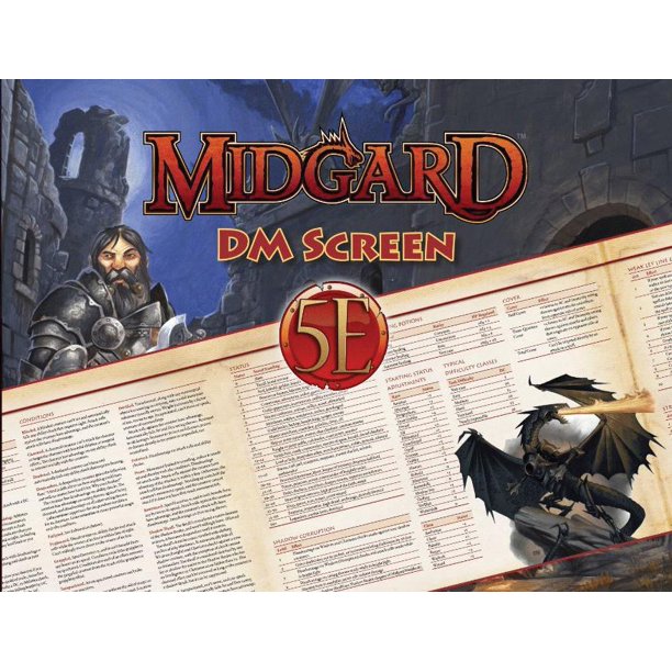 Midgard DM Screen 5E