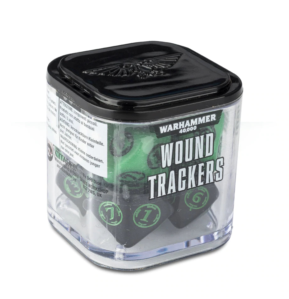 Green/Black Warhammer 40k Wound Trackers