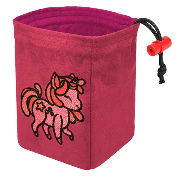 Charmed Unicorn Embroidered Dice Bag