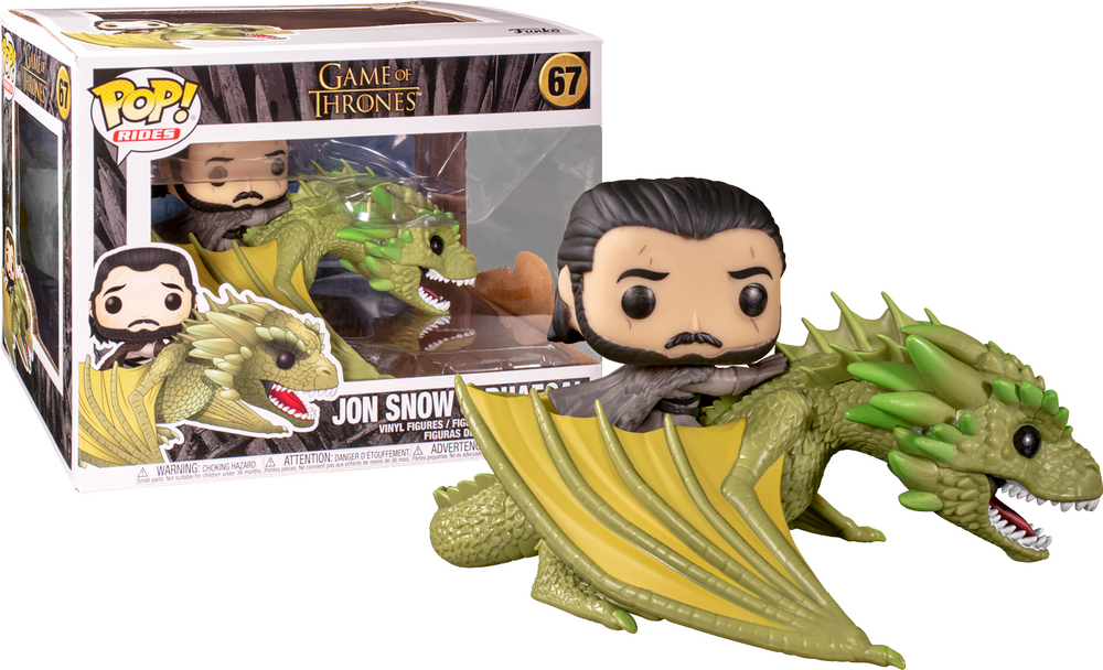 Rhaegal Funko Pop Game Of Thrones Jon Snow Rhaegal Pop Jon Snow On