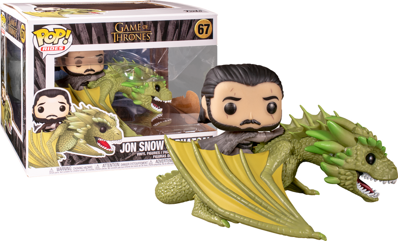 アメコミ Funko POP! Rides Jon  & Rhaegal 67 Funko Pop! Rides Game of Thrones Jon Snow & Rhaegal Figure #67 - US