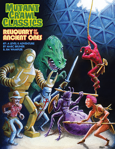 Mutant Crawl Classics Roleplaying Game: Reliquary Of The Ancient Ones Adventure