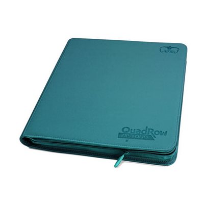 Ultimate Guard: 12 Pocket Quadrow Zipfolio Xenoskin:  Petrol