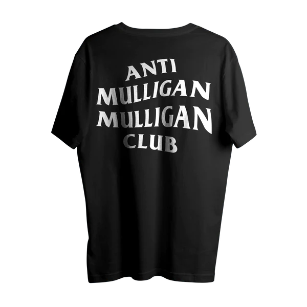 Black Anti-Mulligan Mulligan Club  T-Shirt