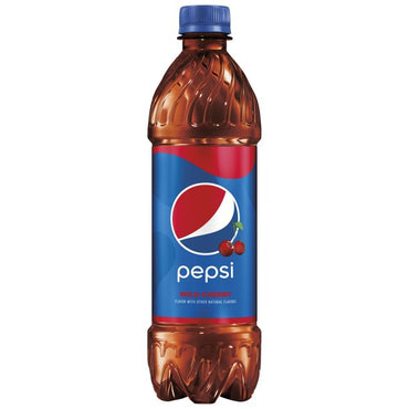 Pepsi Wild Cherry Cola Soda 16.9 oz Bottle